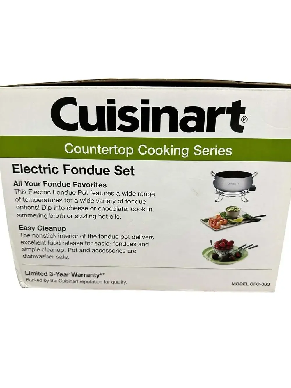 Cuisinart CFO-3SS Countertop Cooking Series Electric Fondue Set SKU K351